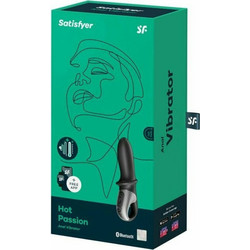 Satisfyer Hot Passion Πρωκτικός Δονητής Ασύρματος 18cm Μαύρος D-231294