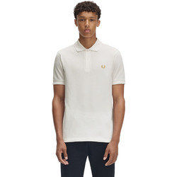 Fred Perry Ανδρική Μπλούζα Polo Κοντομάνικη Λευκή M6000-Y53