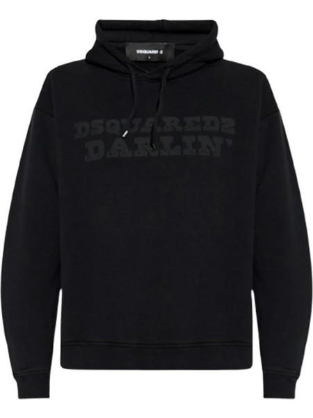 Dsquared2 Ανδρικό Φούτερ με Κουκούλα Μαύρο S71GU0739S25030-487