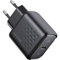 Voltme Revo 67 Mini Φορτιστής χωρίς Καλώδιο με Θύρα USB-C 67W Quick Charge 3.0 & Power Delivery Black