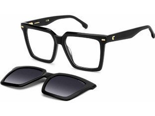Carrera CA3080C 807 Ανδρικός Σκελετός Γυαλιών Οράσεως με Clip-On Κοκάλινος Μαύρος