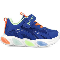 Garvalin Παιδικά Sneakers με Φωτάκια Navy Μπλε Lime 251808-B008