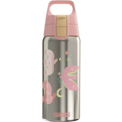 Sigg Fly Away Παιδικό Παγούρι Θερμός Ασημί Ροζ 500ml