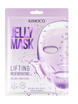 Kimoco Jelly Sheet Μάσκα Προσώπου με Κολλαγόνο & Εκχύλισμα Σαλιγκαριού 23ml