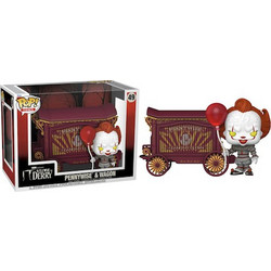 Funko Pop! Town IT Welcome to Derry 49 Pennywise & Wagon
