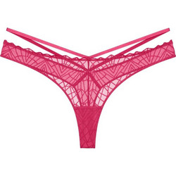 Triumph That Night In Vegas Γυναικείο Sexy String με Δαντέλα Φούξια 10224867-6653