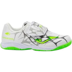 Joma Super Copa 2502 IN SCJW2502INV Παιδικά Ποδοσφαιρικά Παπούτσια Σάλας Λευκά Lime