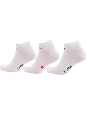 Lotto Ανδρικές Κάλτσες Κοντές Λευκές 3Pack L47038-07R