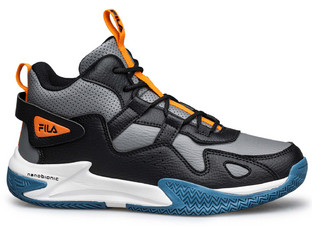 Fila Memory Pick 3 Παιδικά Sneakers Μποτάκια Μαύρα Πορτοκαλί Ανθρακί 3AF53006-035