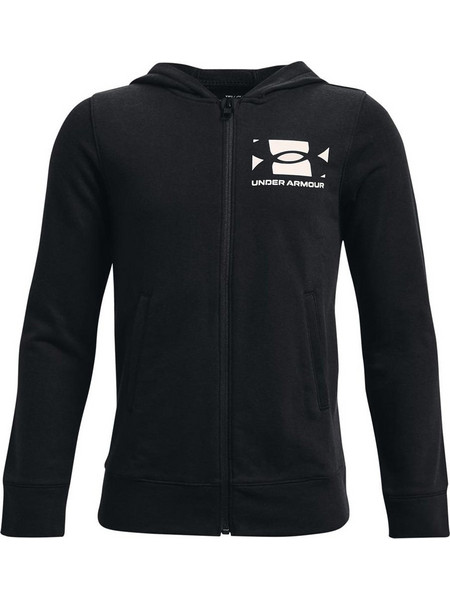 Under Armour Παιδική Ζακέτα Φούτερ με Κουκούλα και Φερμουάρ Μαύρη 1361700-002