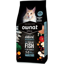 Ownat Ultra Mature Sterilised Low Grain with Fish 3kg