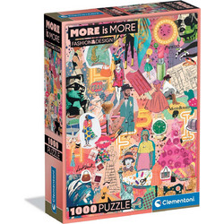 Puzzle Clementoni More is More Fashion & Design 1000 Κομμάτια