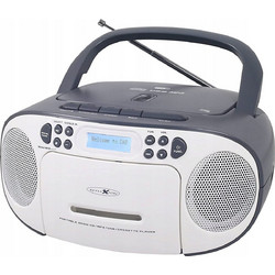 Reflexion RCR2260 Φορητό Ράδιο CD Player με Κασετόφωνο Λευκό Γκρι