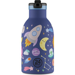 24Bottles Space Friends Παιδικό Παγούρι Θερμός Ανοξείδωτο BPA Free Navy Μπλε 330ml