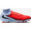 Nike Phantom 6 High Pro FG HQ2311-400 Ποδοσφαιρικά Παπούτσια με Τάπες και Καλτσάκι Γκρι Κόκκινα