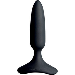 Lovense Hush 2 Small Πρωκτική Σφήνα Ασύρματη με Δόνηση 2.5cm Μαύρη