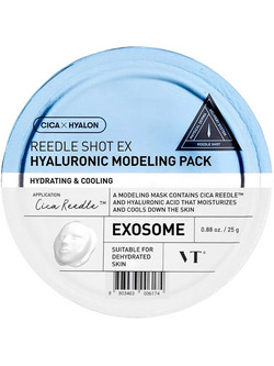VT Cosmetics Reedle Shot EX Hyaluronic Modeling Sheet Μάσκα Προσώπου για Ενυδάτωση & Λάμψη με Υαλουρονικό 25gr