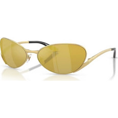 Versace VE2285 10025A Γυναικεία Γυαλιά Ηλίου Πεταλούδα Μεταλλικά Χρυσά με Κίτρινο Φακό