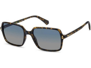 Polaroid Eyewear PLD6247/S 086/Z7 Γυναικεία Γυαλιά Ηλίου Τετράγωνα Κοκάλινα Ταρταρούγα με Μπλε Φακό
