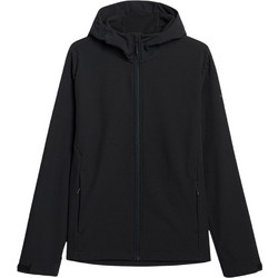 4F Ανδρικό Μπουφάν Χειμωνιάτικο Softshell Μαύρο 4FWAW25TSOFM362-20S