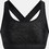 Under Armour Mid Crossback Sports Αθλητικό Μπουστάκι με Υψηλή Στήριξη & Ελαφριά Ενίσχυση Μαύρο 1361042-013