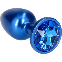 Toyz4lovers Teardrop Πρωκτική Σφήνα Diamond Plug 7cm Μπλε