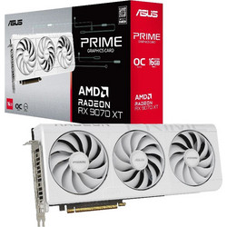 Asus Radeon RX 9070 XT 16GB GDDR6 Prime OC White Κάρτα Γραφικών