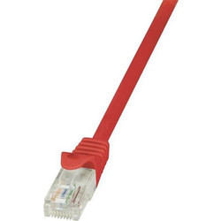 LogiLink U/UTP Cat.6 Καλώδιο Δικτύου Ethernet 0.25m Red CP2014U