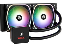 Enermax Aquafusion II 240 Black Υδρόψυξη CPU 120mm ARGB Socket 115x / 1700 / 1851 / 2066 / AM4 / AM5
