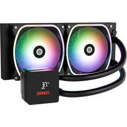 Enermax Aquafusion II 240 Black Υδρόψυξη CPU 120mm ARGB Socket 115x / 1700 / 1851 / 2066 / AM4 / AM5