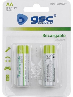 GSC Evolution Rechargeable AA 2300mAh 2τμχ