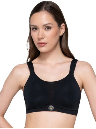Luna FlexPro Αθλητικό Μπουστάκι με Υψηλή Στήριξη & Ελαφριά Ενίσχυση Μαύρο 5301-02