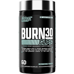 Nutrex Burn30 GLP1+ Θερμογεννετικός Λιποδιαλύτης 60 Κάψουλες