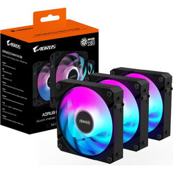 Gigabyte Aorus EZ Chain Case Fan 120mm με Σύνδεση 4-Pin PWM 3τμχ Black