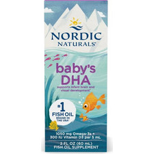 Nordic Naturals Baby's DHA Ιχθυέλαιο για Βρέφη 1050mg 60ml