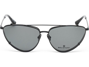 Belstaff DELMERE-NEGRO-W Γυναικείος Σκελετός Γυαλιών Οράσεως με Clip-On Μεταλλικός Μαύρος