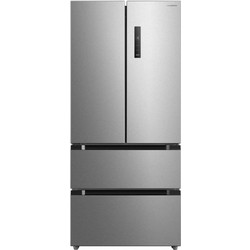 Heinner HCFD-M516INVXE Ψυγείο Ντουλάπα 516lt No Frost Υ189.8xΠ83.3xΒ65.3cm Inox