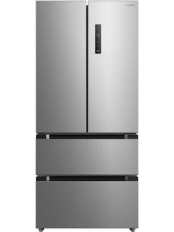 Heinner HCFD-M516INVXE Ψυγείο Ντουλάπα 516lt No Frost Υ189.8xΠ83.3xΒ65.3cm Inox