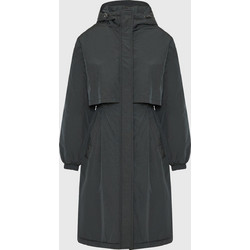Funky Buddha Γυναικείο Μπουφάν Παρκά Μακρύ Μαύρο FBL012-109-01
