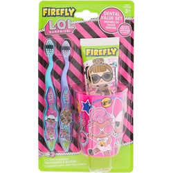 Firefly L.O.L Surprise! Οδοντόβουρτσες 2τμχ + Οδοντόκρεμα 75ml + Ποτηράκι