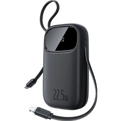 Baseus Enerfill FC31 Power Bank 20000mAh 22.5W με Ενσωματωμένα Καλώδια USB-C & Lightning Black