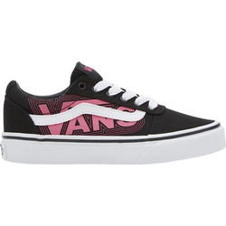 Vans My Ward Glow Παιδικά Sneakers Μαύρα Ροζ VN0A3TFWPIB1