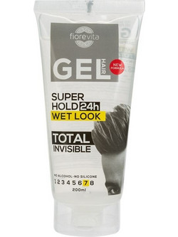 Fiorevita Gel Μαλλιών Ανδρικό για Wet Look Πολύ Δυνατό Κράτημα 200ml