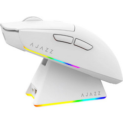 Ajazz AJ139 V2 Ασύρματο Gaming Ποντίκι RGB 12000 DPI White