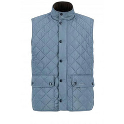 Barbour Αμάνικο Ανδρικό Μπουφάν Puffer Πετρόλ MGI0245