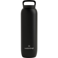 Waterdrop Flask Black 1lt