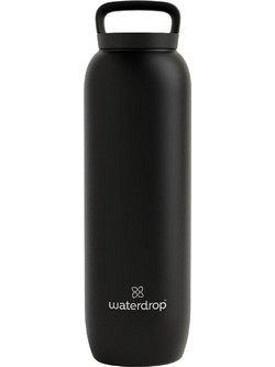Waterdrop Flask Black 1lt