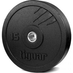 Tiguar Δίσκος Ολυμπιακού Τύπου Rubber Cover 15kg Φ50mm
