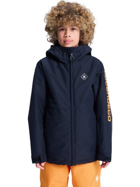 DC Παιδικό Μπουφάν Χειμωνιάτικο Softshell Αδιάβροχο Αντιανεμικό Navy Μπλε ADBTJ03029-XKKN