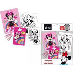 Disney Minnie Mouse Σετ Ζωγραφικής 28.5x21cm 6τμχ